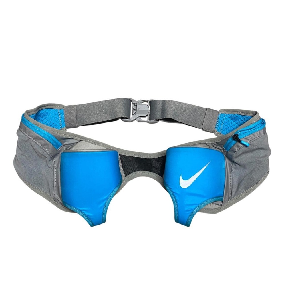 Nike Hydration Running Belt Gray Blue